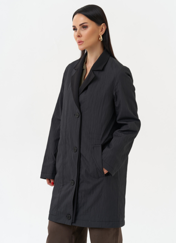 Женское утепленное полупальто трансформер